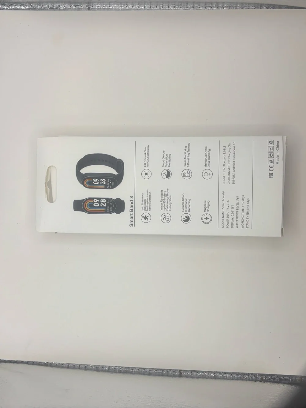 Mi Smart Band 8 Black Fitness Tracker